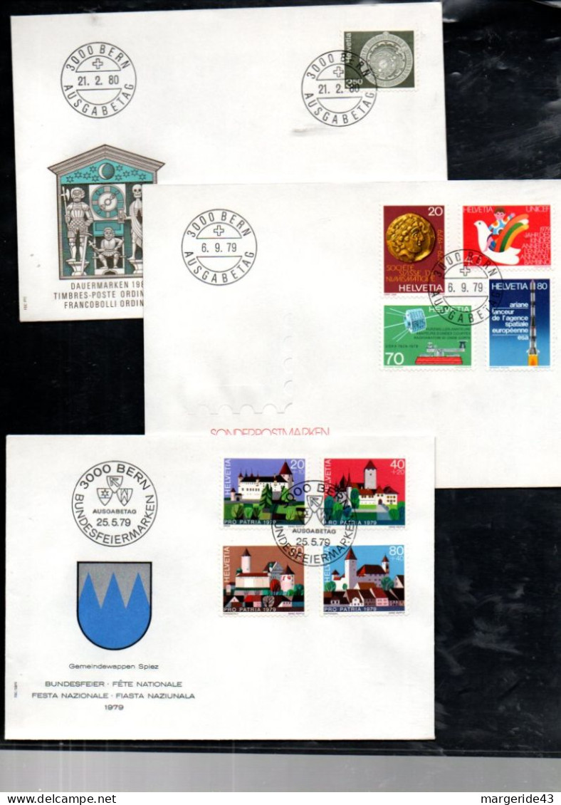 SUISSE LOT DE 47 FDC