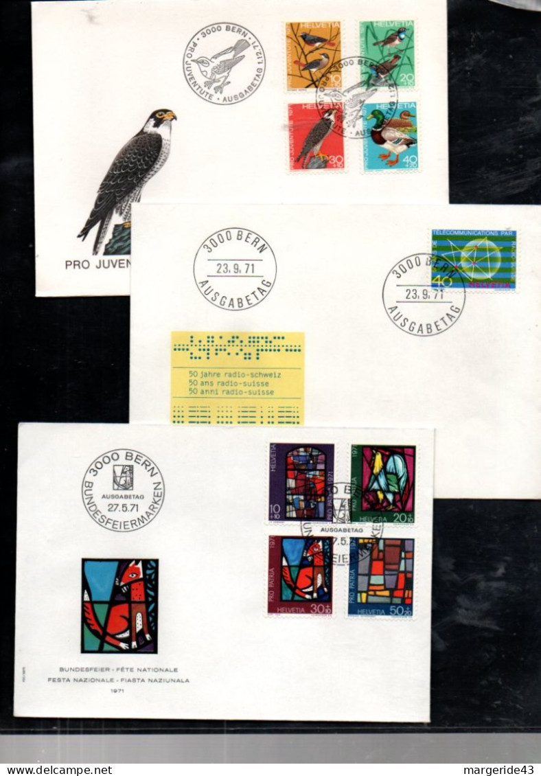 SUISSE LOT DE 47 FDC