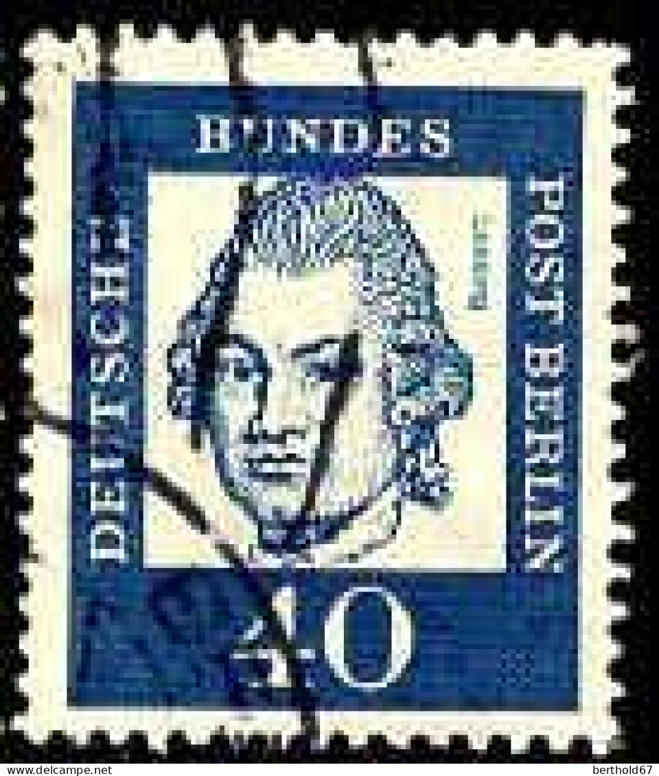 Berlin Poste Obl Yv:186 Mi:207 Gotthold Ephraim Lessing (cachet Rond) - Used Stamps