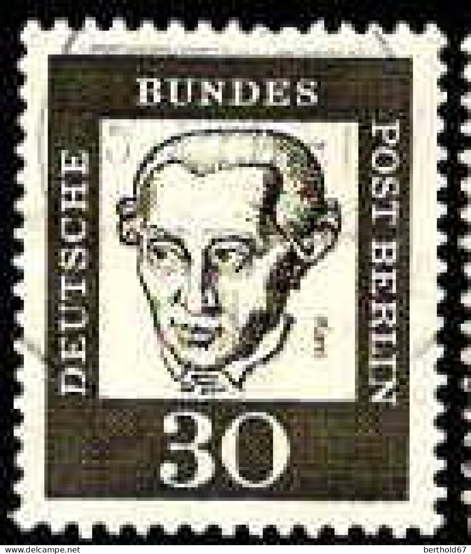 Berlin Poste Obl Yv:185 Mi:206 Emmanuel Kant Philisophe (cachet Rond) - Oblitérés