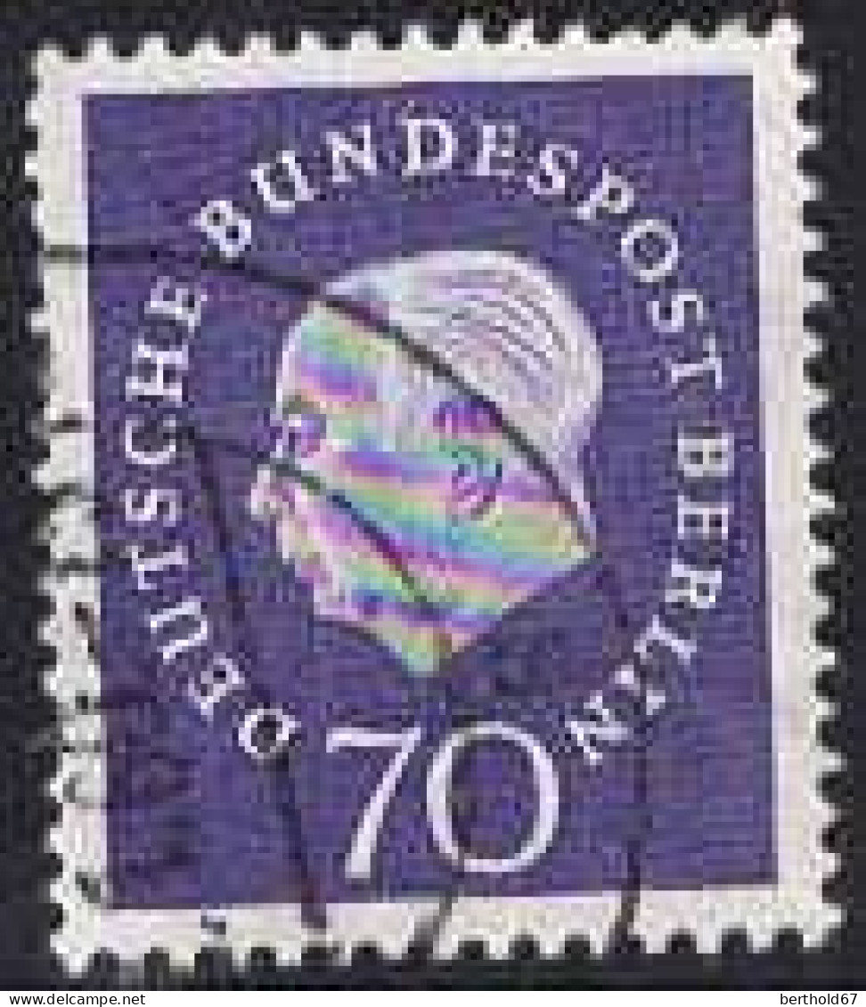 Berlin Poste Obl Yv:166 Mi:186 Theodor Heuss Deutscher Bundespräsident (TB Cachet Rond) - Usados