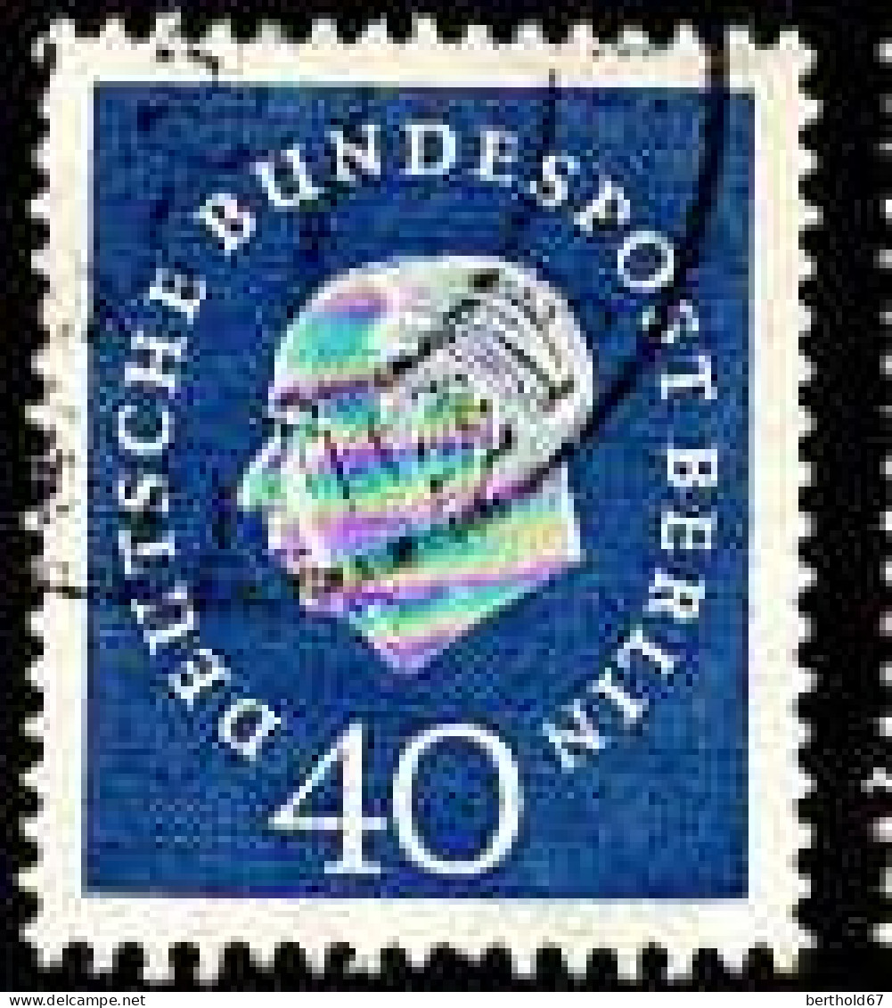 Berlin Poste Obl Yv:165 Mi:185 Theodor Heuss Deutscher Bundespräsident (Beau Cachet Rond) - Used Stamps