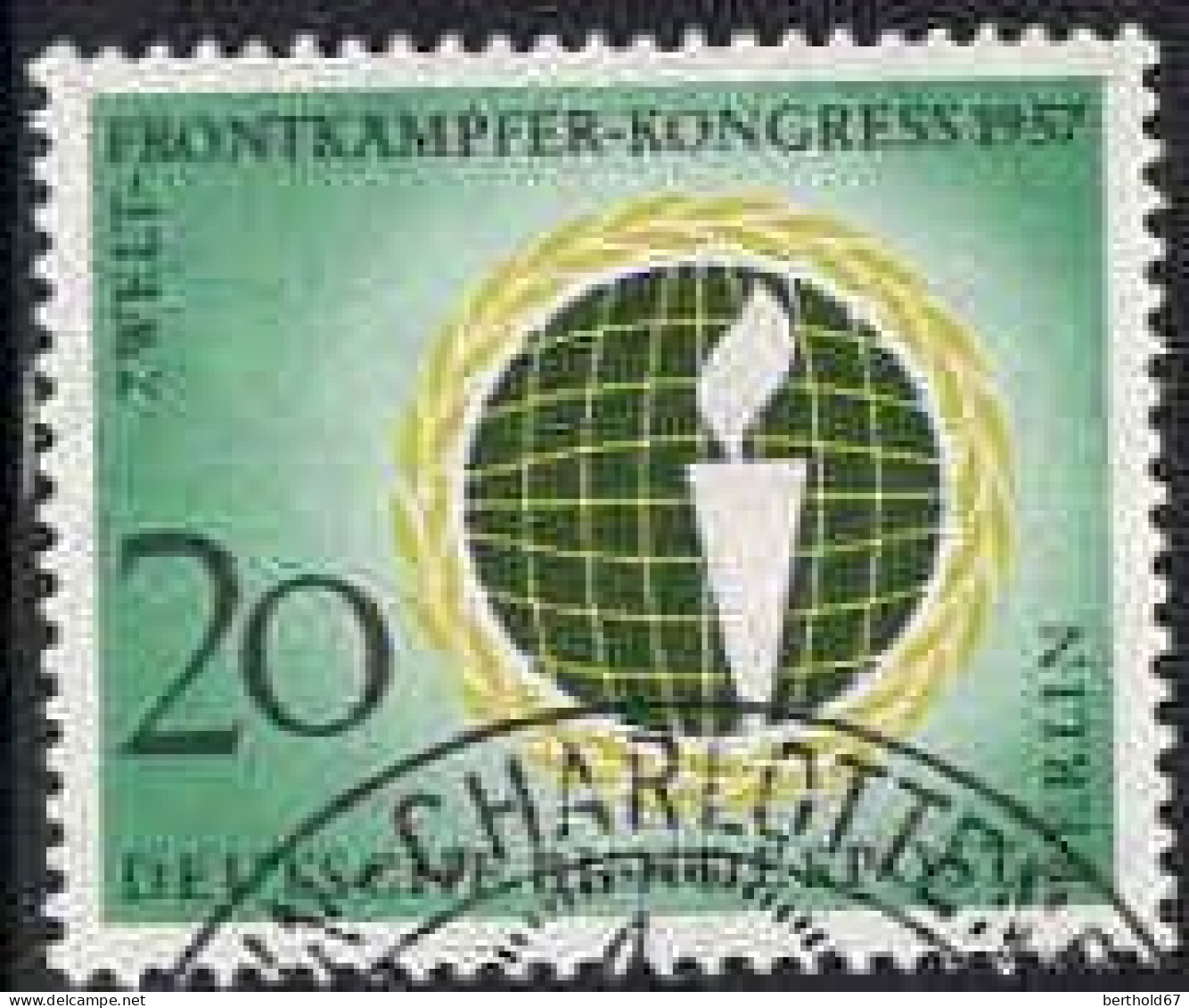 Berlin Poste Obl Yv:157 Mi:177 Welt-Frontkämpfer-Kongress (TB Cachet Rond) - Used Stamps