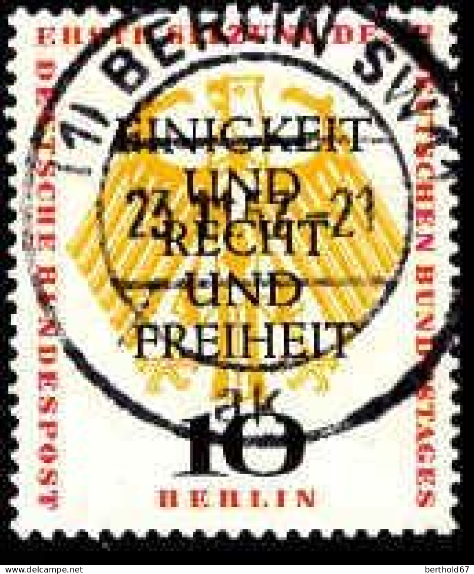 Berlin Poste Obl Yv:154 Mi:174 Einigkeit & Recht & Freiheit (TB Cachet à Date) 23-11-57 - Gebruikt