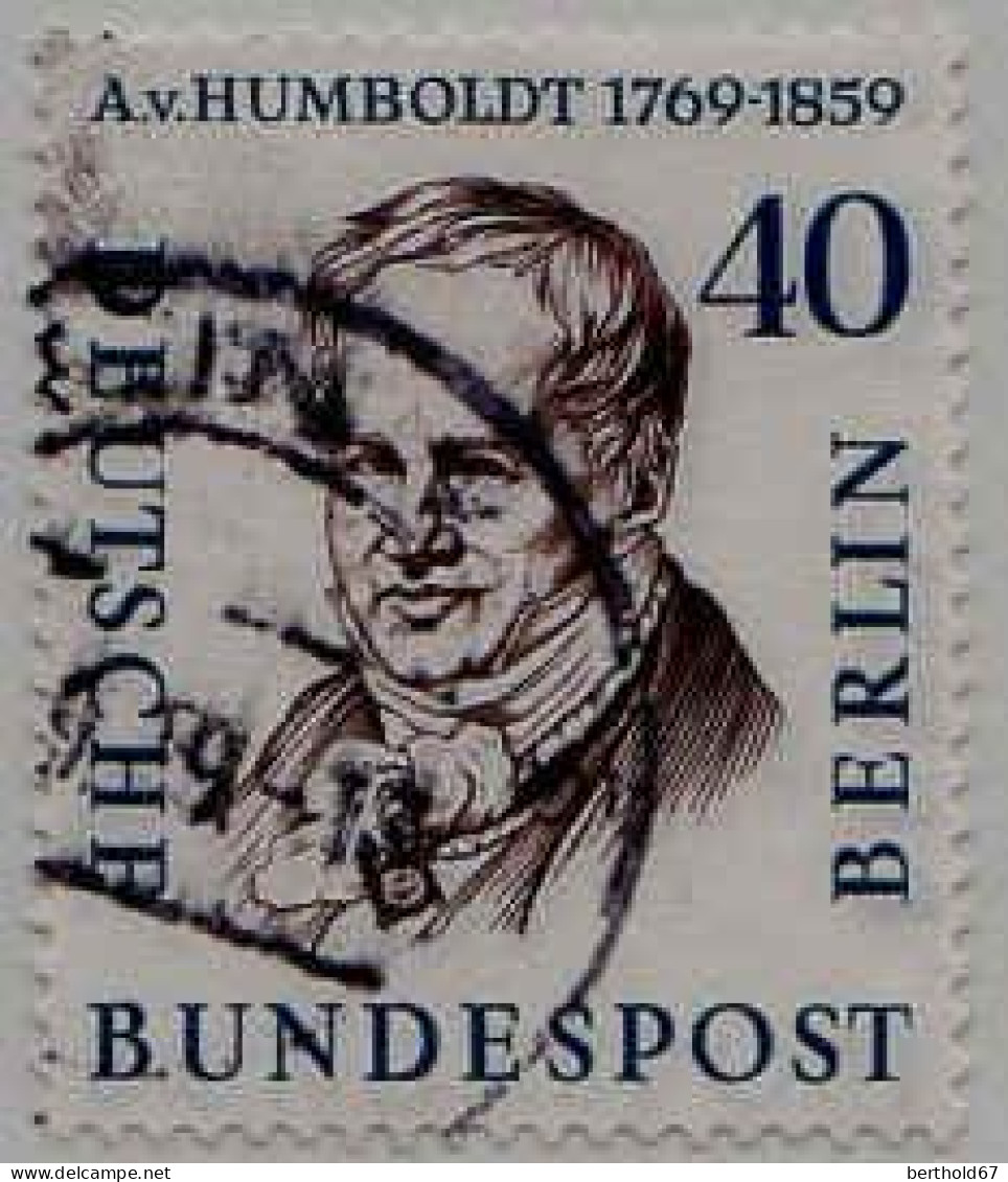 Berlin Poste Obl Yv:150A Mi:171 Alexander Von Humboldt Naturaliste (cachet Rond) - Used Stamps