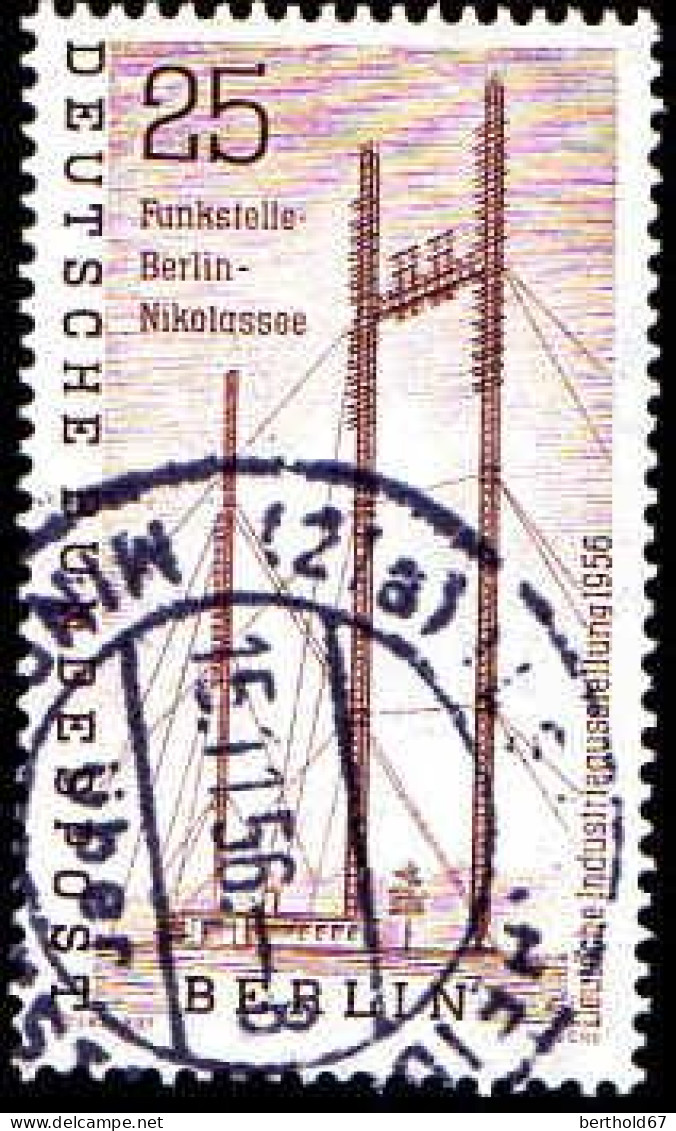 Berlin Poste Obl Yv:138 Mi:157 Deutsche Industrieausstellung Funkstelle (TB Cachet Rond) - Used Stamps