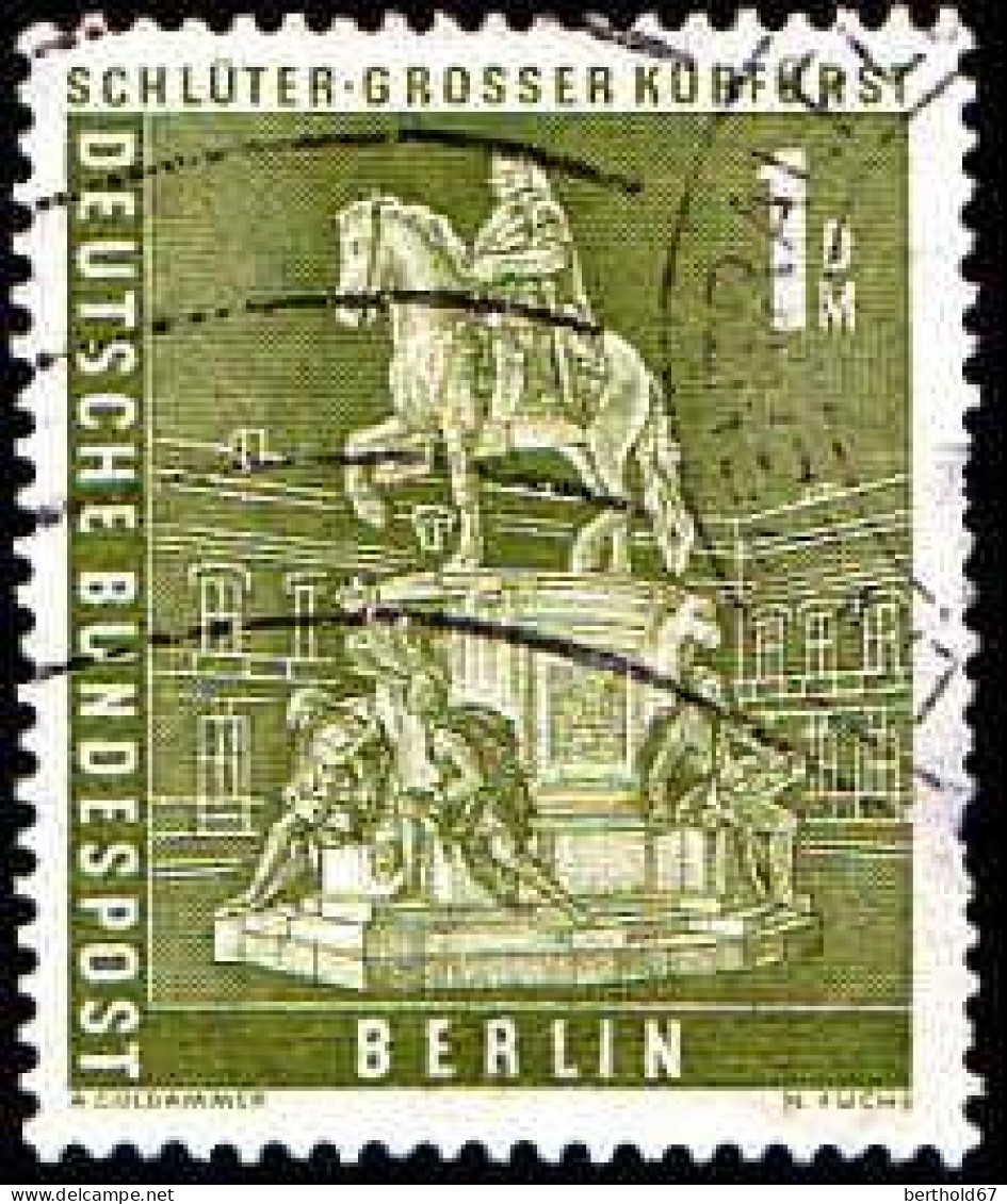 Berlin Poste Obl Yv:135 Mi:153 Schlüter-Grosser Kurfürst (Dents Courtes) - Used Stamps