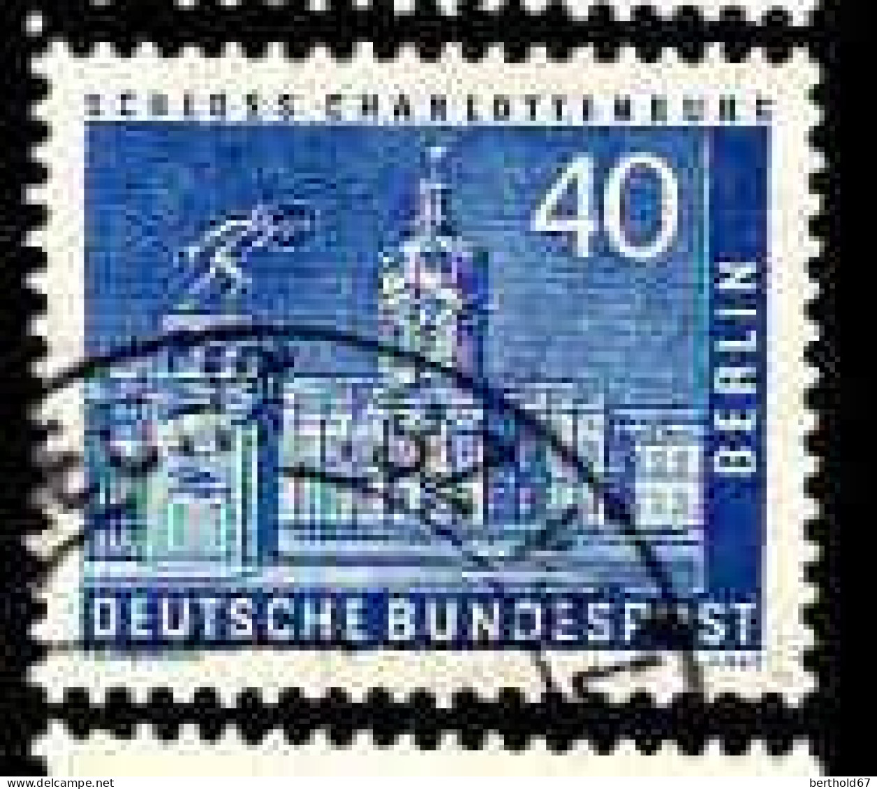 Berlin Poste Obl Yv:132B Mi:149 Schloss Charlottenburg (Beau Cachet Rond) - Used Stamps