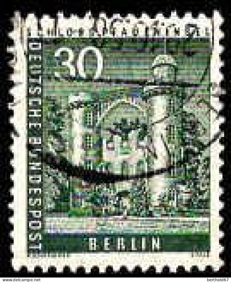 Berlin Poste Obl Yv:132A Mi:148 Schloß Pfaueninsel (Beau Cachet Rond) - Gebruikt