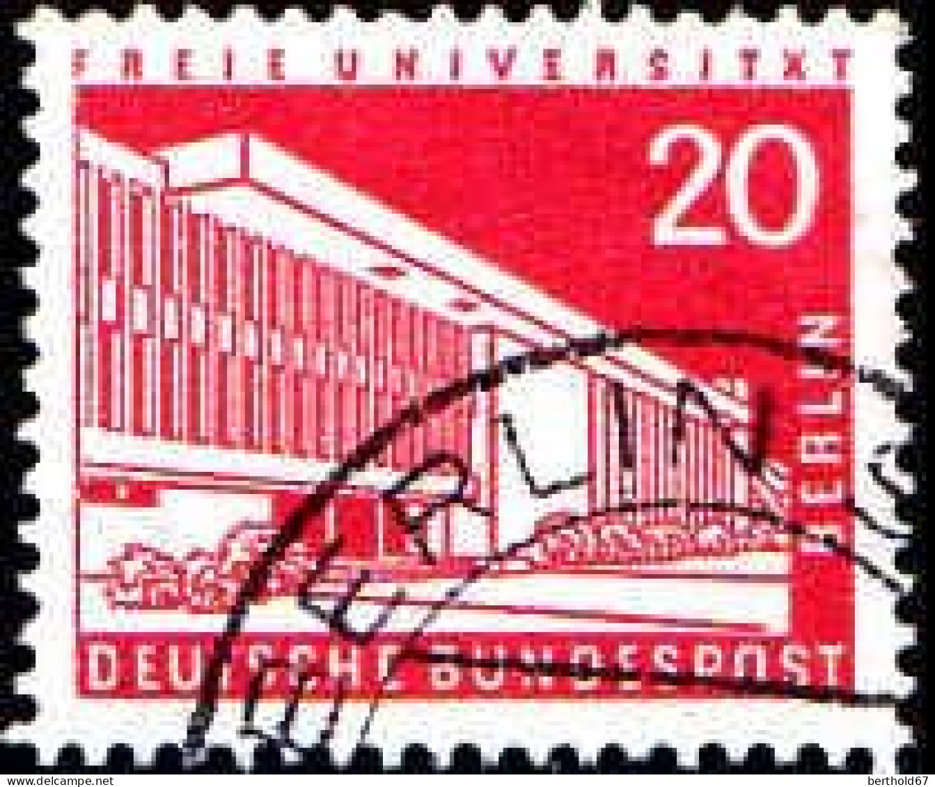 Berlin Poste Obl Yv:131 Mi:146 Freie Universität (TB Cachet Rond) - Usados