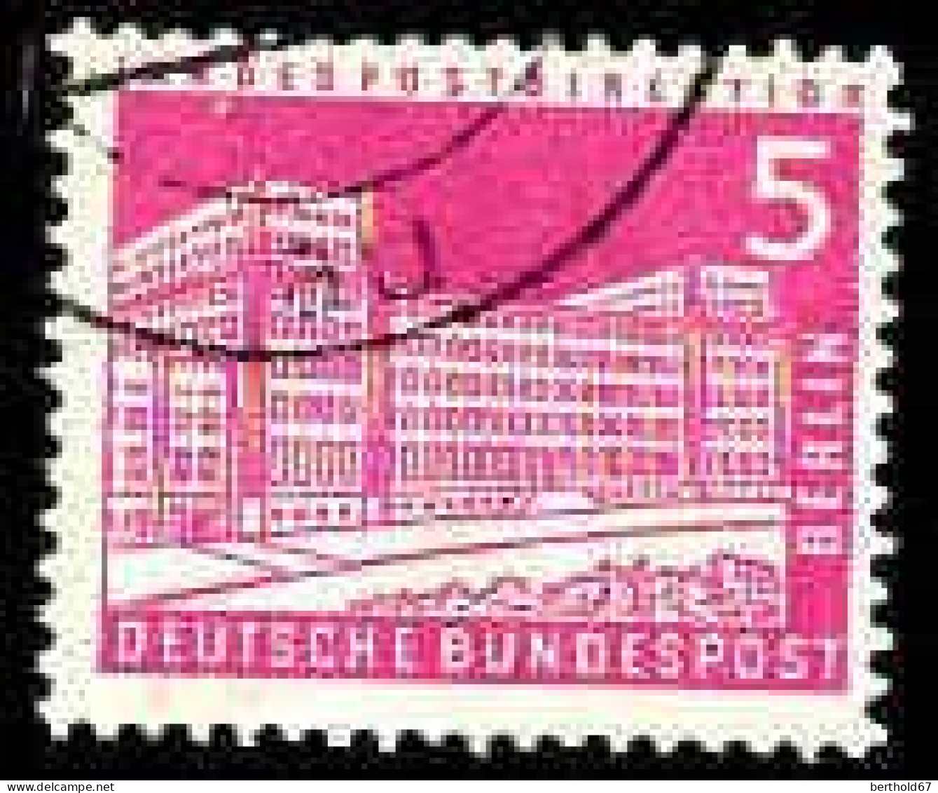 Berlin Poste Obl Yv:126 Mi:141 Landespostdirektion (cachet Rond) - Gebraucht