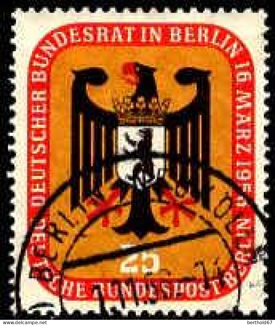 Berlin Poste Obl Yv:122 Mi:130 Deutscher Bundesrat In Berlin (TB Cachet Rond) - Gebraucht
