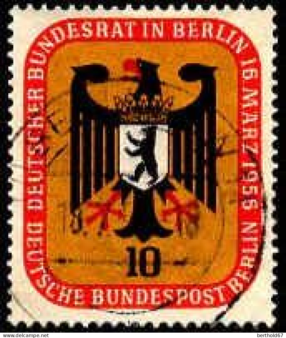 Berlin Poste Obl Yv:121 Mi:129 Deutscher Bundesrat In Berlin (cachet Rond) - Gebraucht