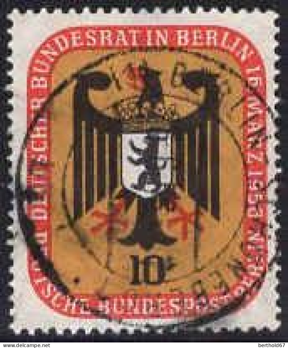 Berlin Poste Obl Yv:121 Mi:129 Deutscher Bundesrat In Berlin (Beau Cachet Rond) - Gebruikt