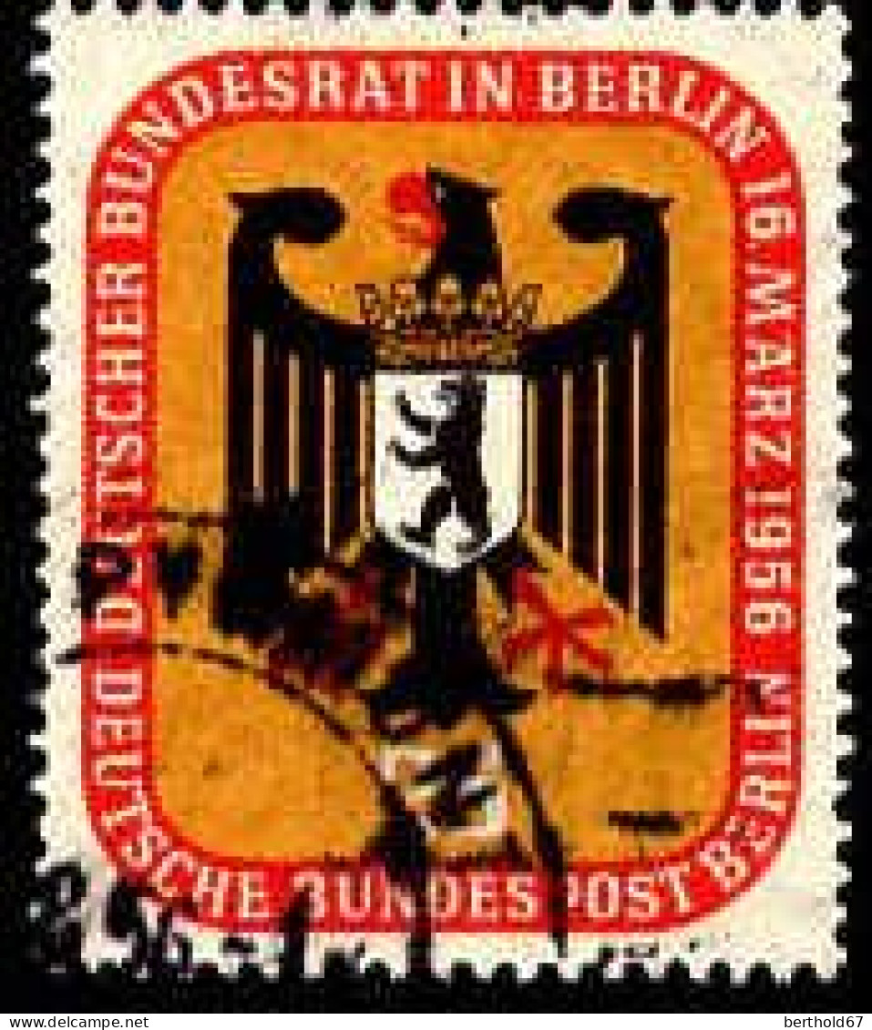 Berlin Poste Obl Yv:122 Mi:130 Deutscher Bundesrat In Berlin (cachet Rond) - Gebraucht