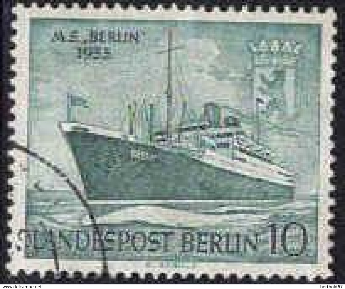 Berlin Poste Obl Yv:111 Mi:126 MS Berlin (cachet Rond) - Gebruikt