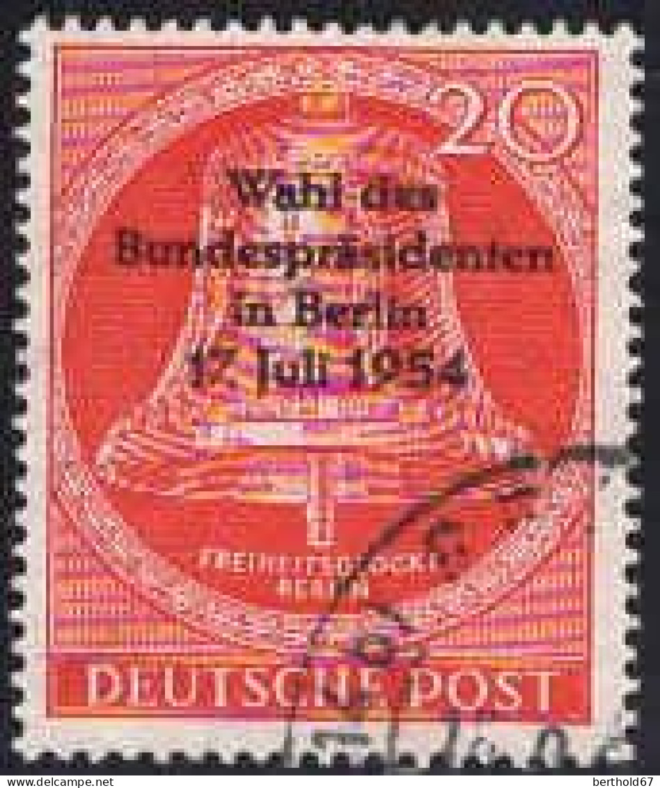 Berlin Poste Obl Yv:108 Mi:118 Freiheitsglocke Berlin Marteau Au Milieu (Beau Cachet Rond) - Oblitérés