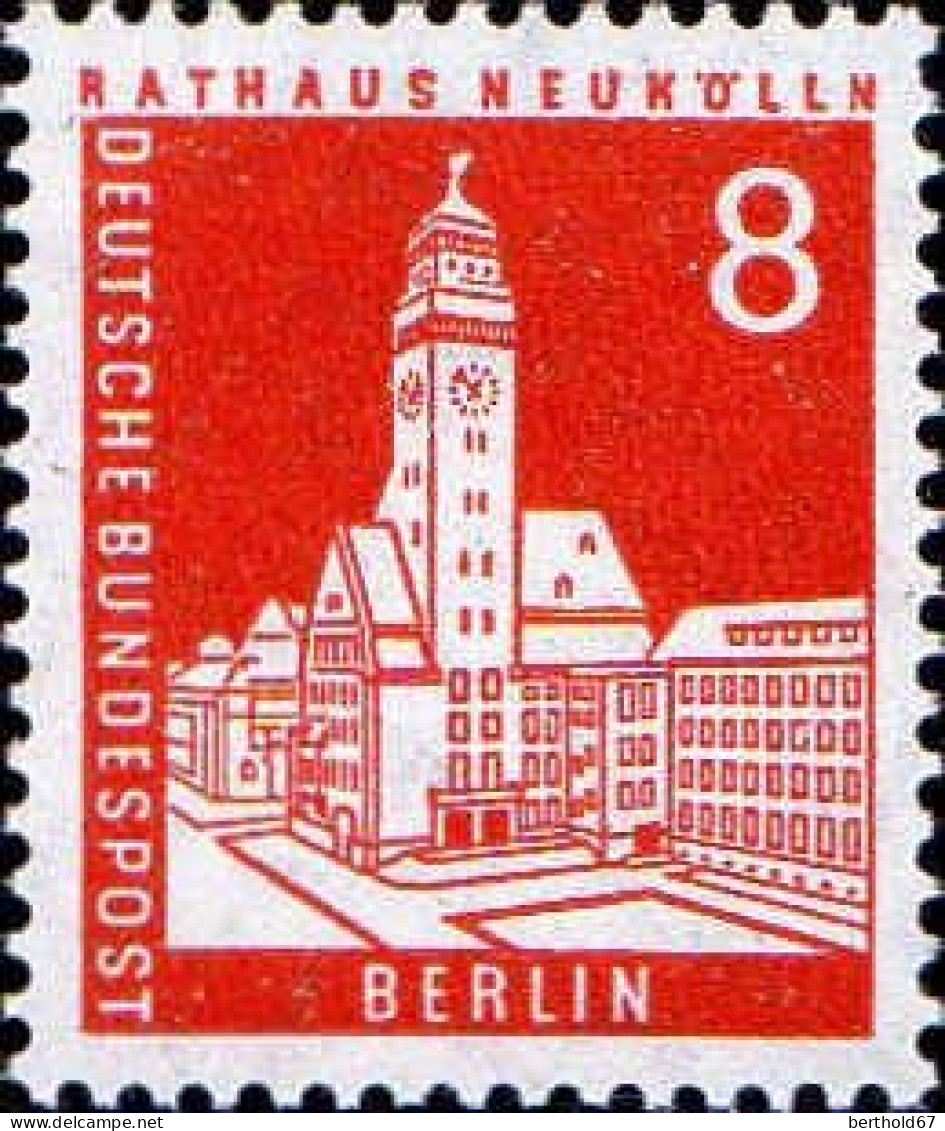 Berlin Poste N** Yv:162 Mi:187 Rathaus Neukölln - Neufs