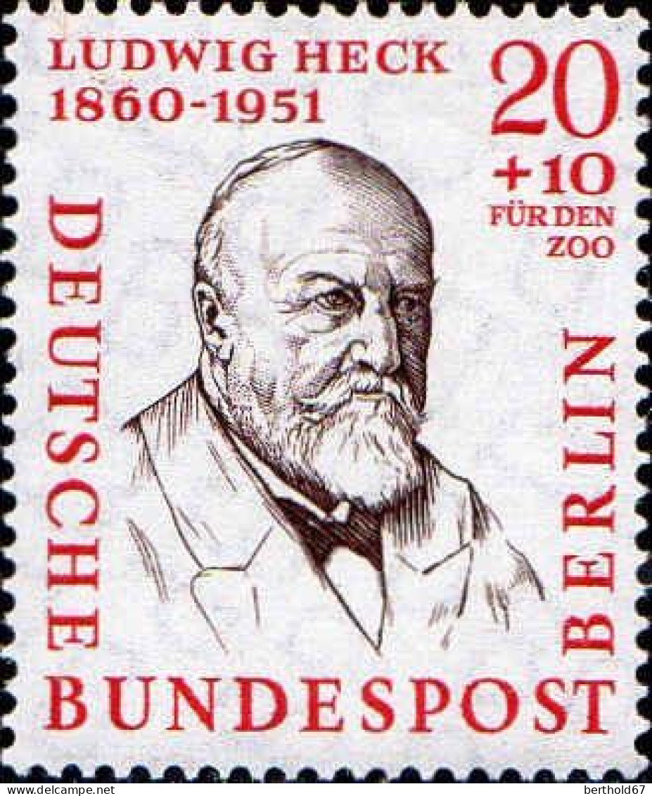 Berlin Poste N** Yv:153 Mi:168 Ludwig Heck Zoologue - Neufs