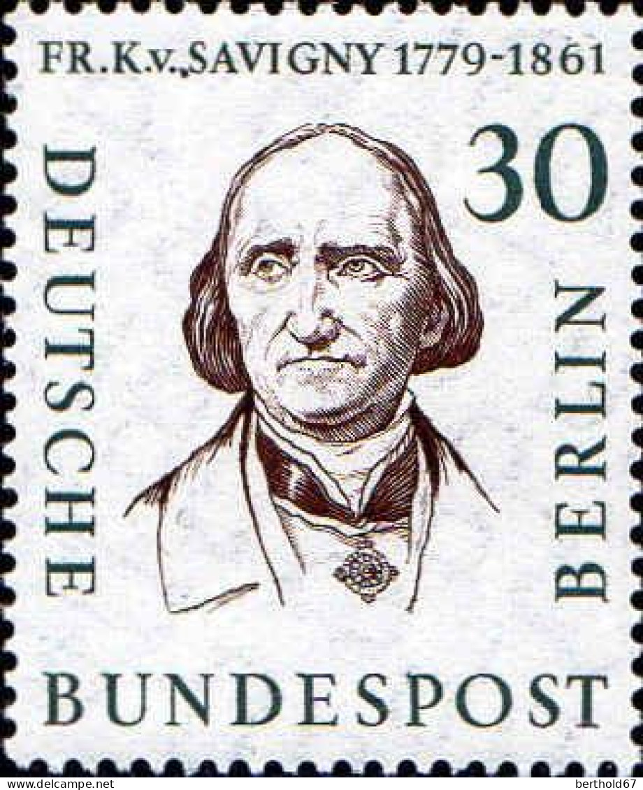 Berlin Poste N** Yv:150 Mi:170 Friedrich Carl Von Savigny Juriste - Neufs