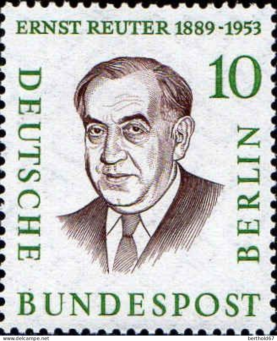 Berlin Poste N** Yv:146 Mi:165 Ernst Reuter Maire De Berlin - Unused Stamps
