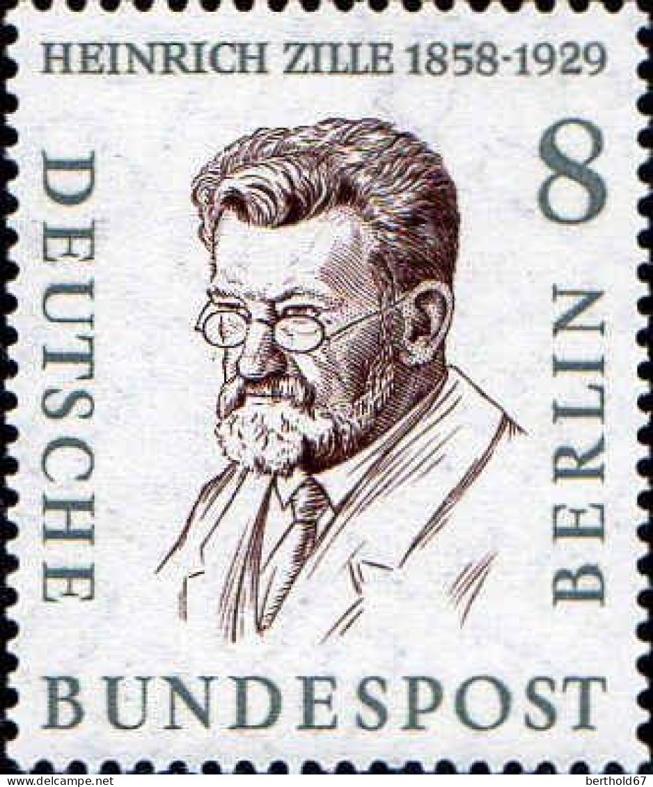 Berlin Poste N** Yv:145 Mi:164 Heinrich Zille Peintre - Unused Stamps