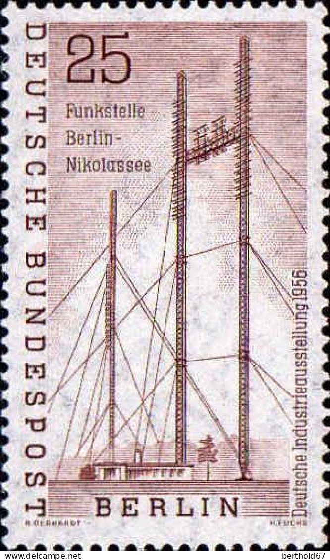Berlin Poste N** Yv:138 Mi:157 Deutsche Industrieausstellung Funkstelle - Neufs