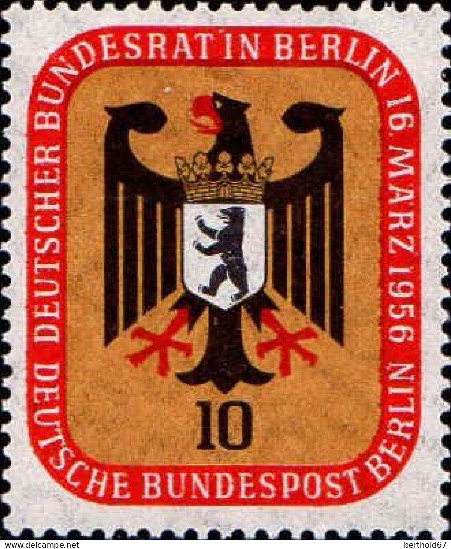 Berlin Poste N** Yv:121 Mi:129 Deutscher Bundesrat In Berlin - Ongebruikt