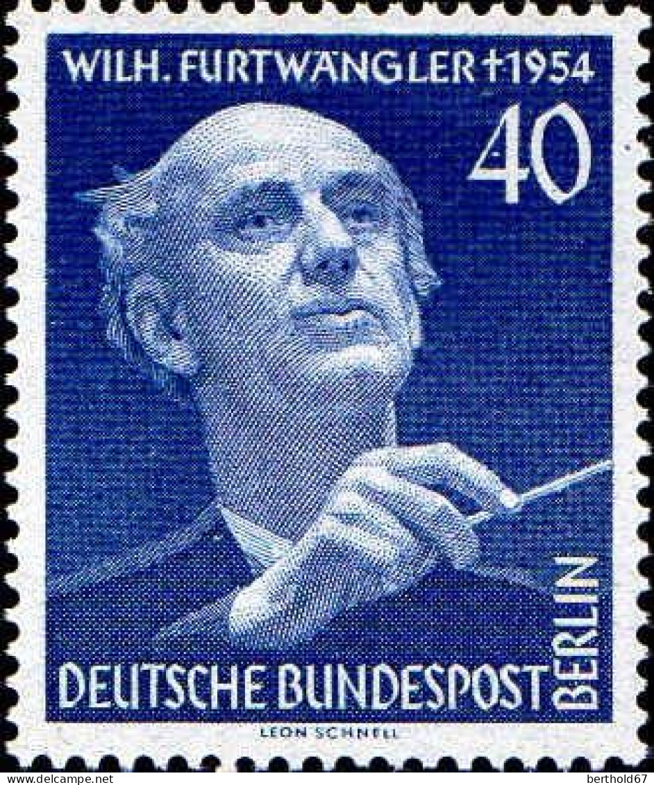 Berlin Poste N** Yv:113 Mi:128 Wilh.Furtwängler Chef D'orchestre & Musicien - Unused Stamps