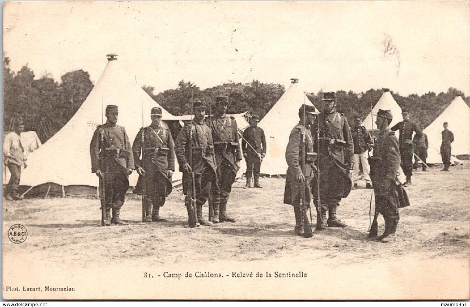 51 CAMP DE CHALONS- Relevé De La Sentinelle - Camp De Châlons - Mourmelon