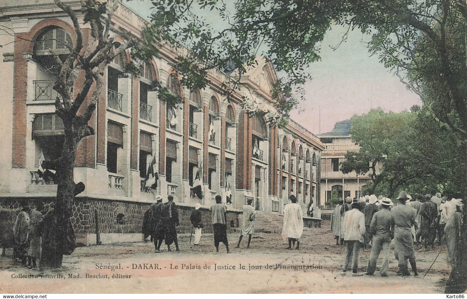 Dakar , Sénégal * 1907 * Palais De Justice Le Jour De L'inauguration * éthnique Ethno Ethnic - Sénégal