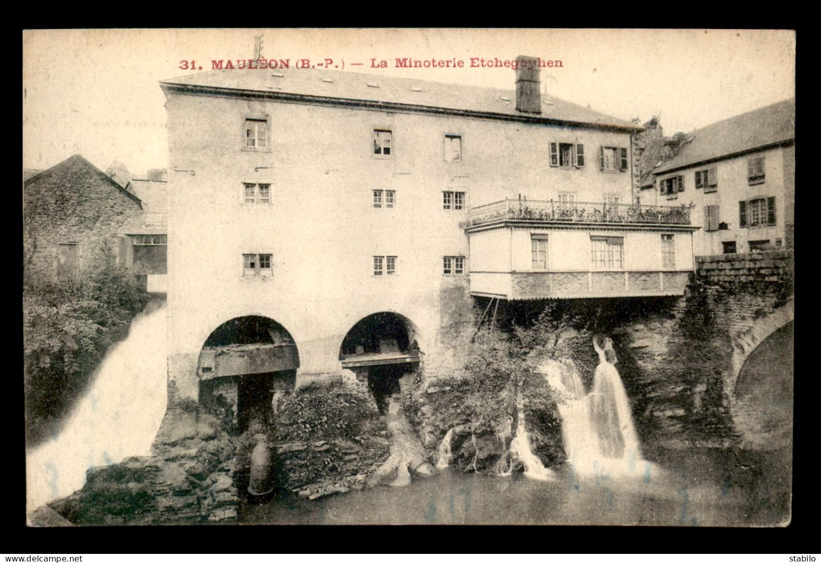 64 - MAULEON - LA MINOTERIE ETCHEGOYHEN - MOULIN A EAU - VOIR ETAT - Mauleon Licharre