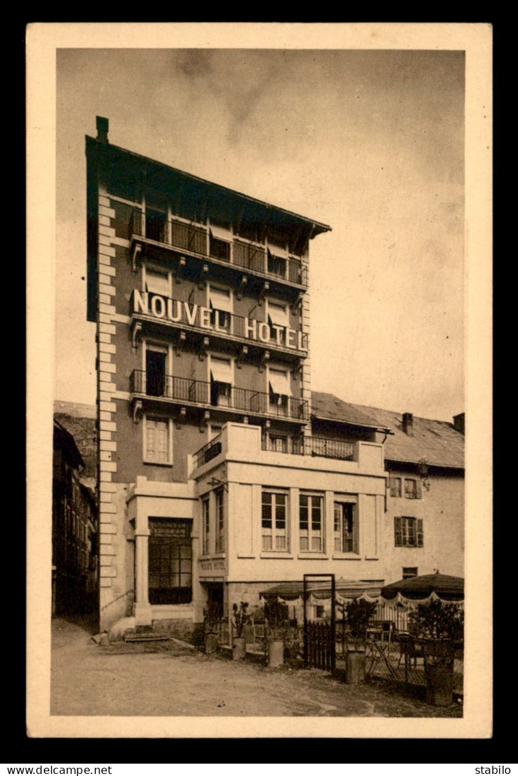 05 - BRIANCON - NOUVEL HOTEL, E. COMBE PROPRIETAIRE - NOTE AU VERSO - Briancon