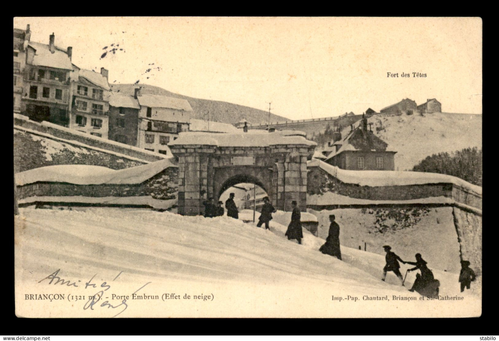 05 - BRIANCON - PORTE D'EMBRUN - EFFET DE NEIGE - Briancon