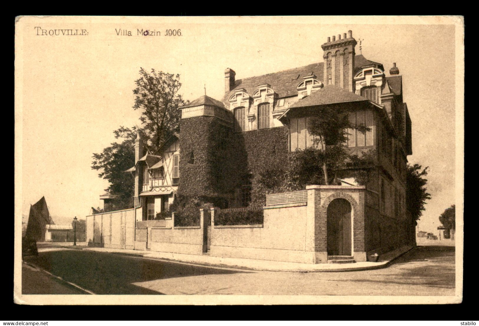 14 - TROUVILLE - VILLA MOIZIN 1906 - ARCHITECTURE - Trouville
