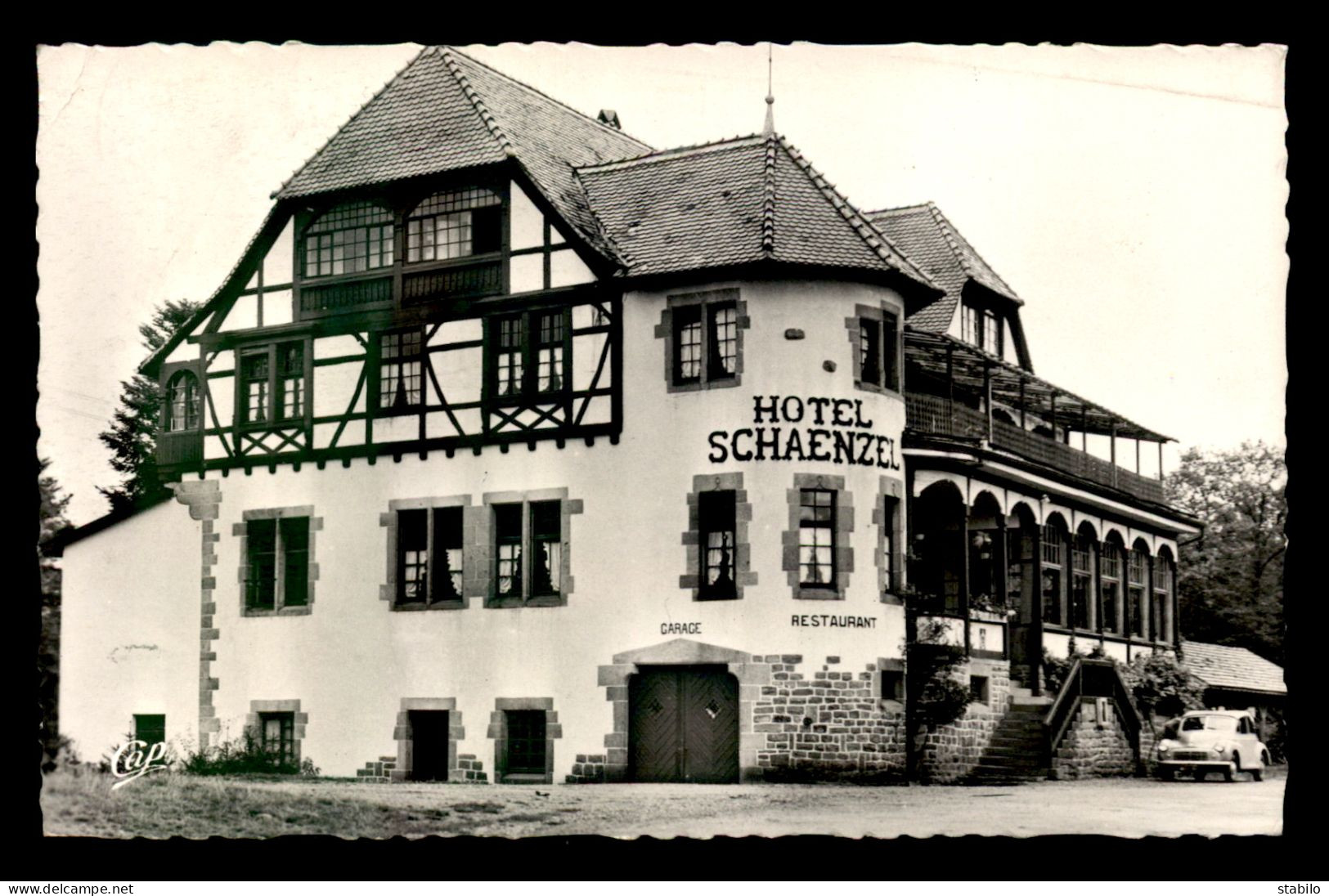 68 - HAUT-KOENINGSBOURG - HOTEL-RESTAURANT SCHAENZEL, OSCAR WABNITZ PROPRIETAIRE - Other & Unclassified