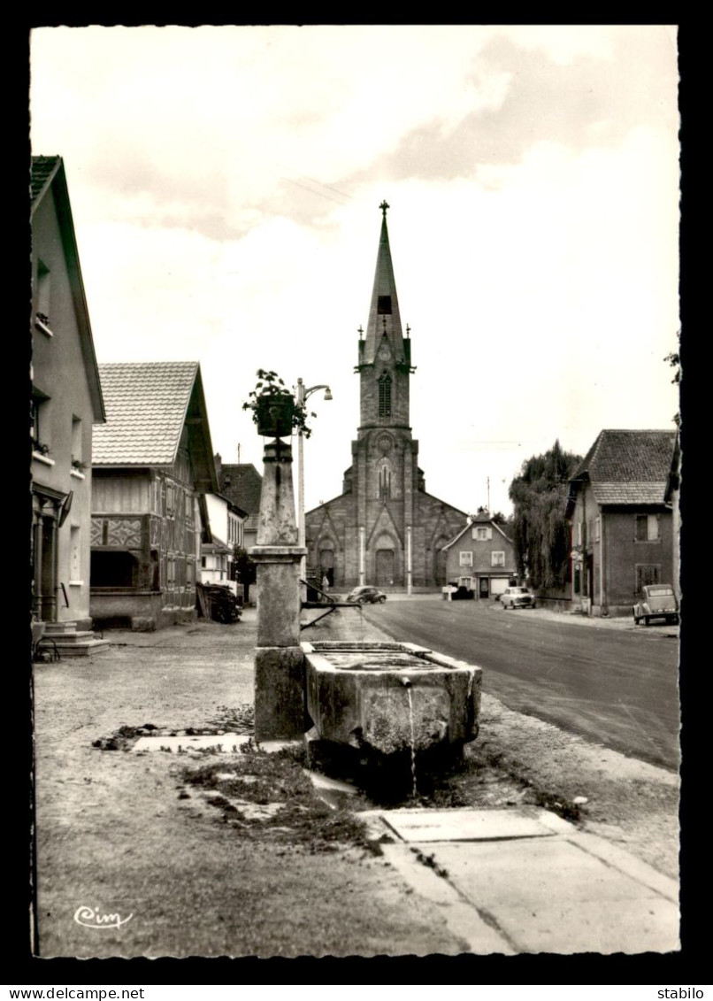 68 - BLOTZHEIM - PLACE DE L'EGLISE - Other & Unclassified