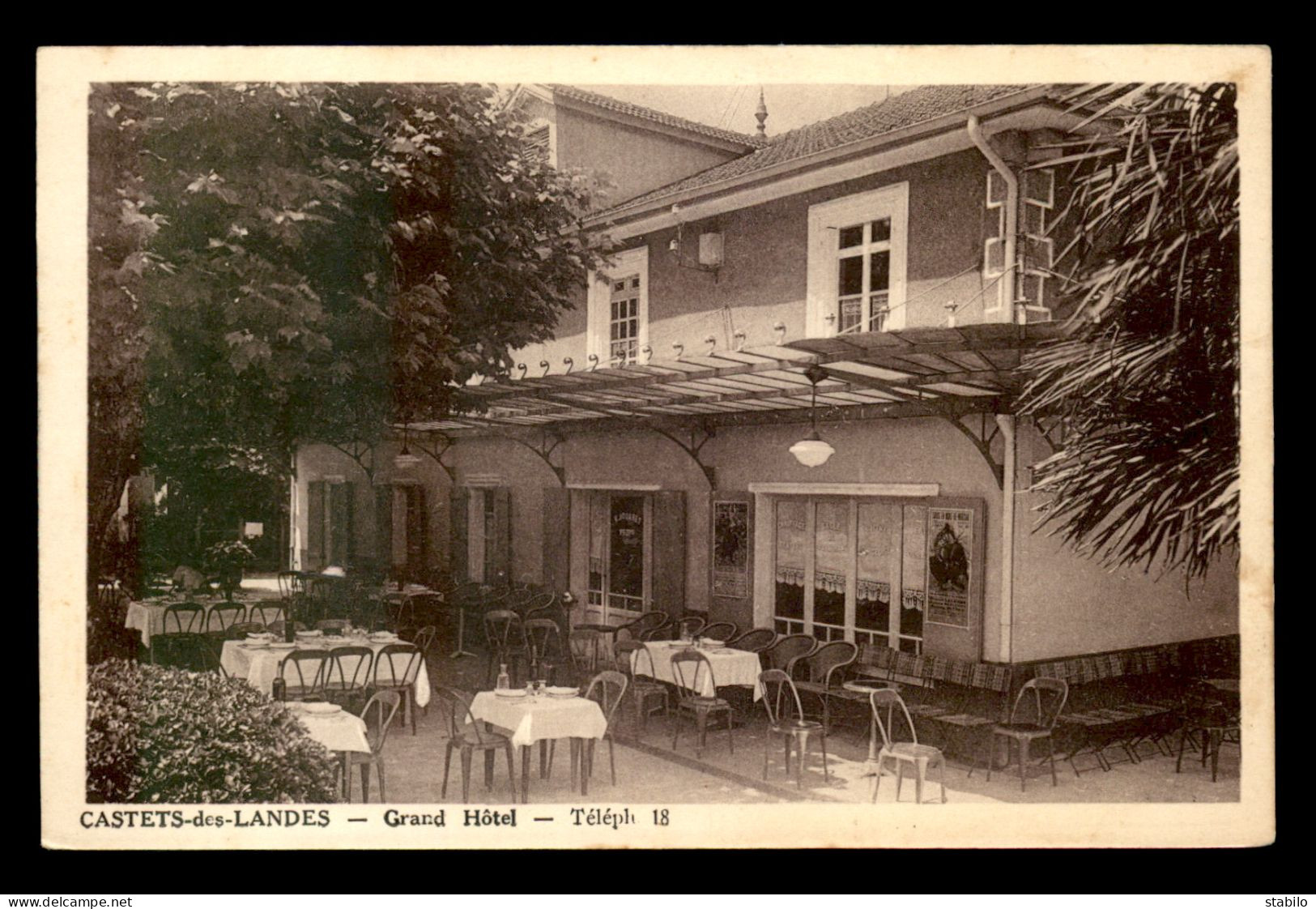 40 - CASTETS-DES-LANDES - GRAND HOTEL - V. JOUARET PROPRIETAIRE - Castets