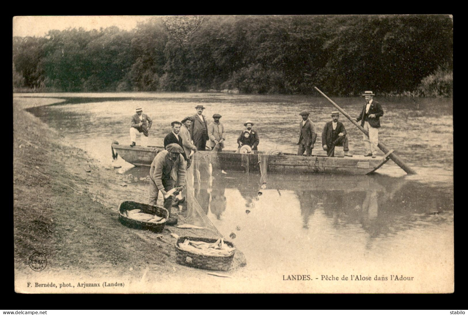 40 - PECHE DE L'ALOSE DANS L'ADOUR - Other & Unclassified