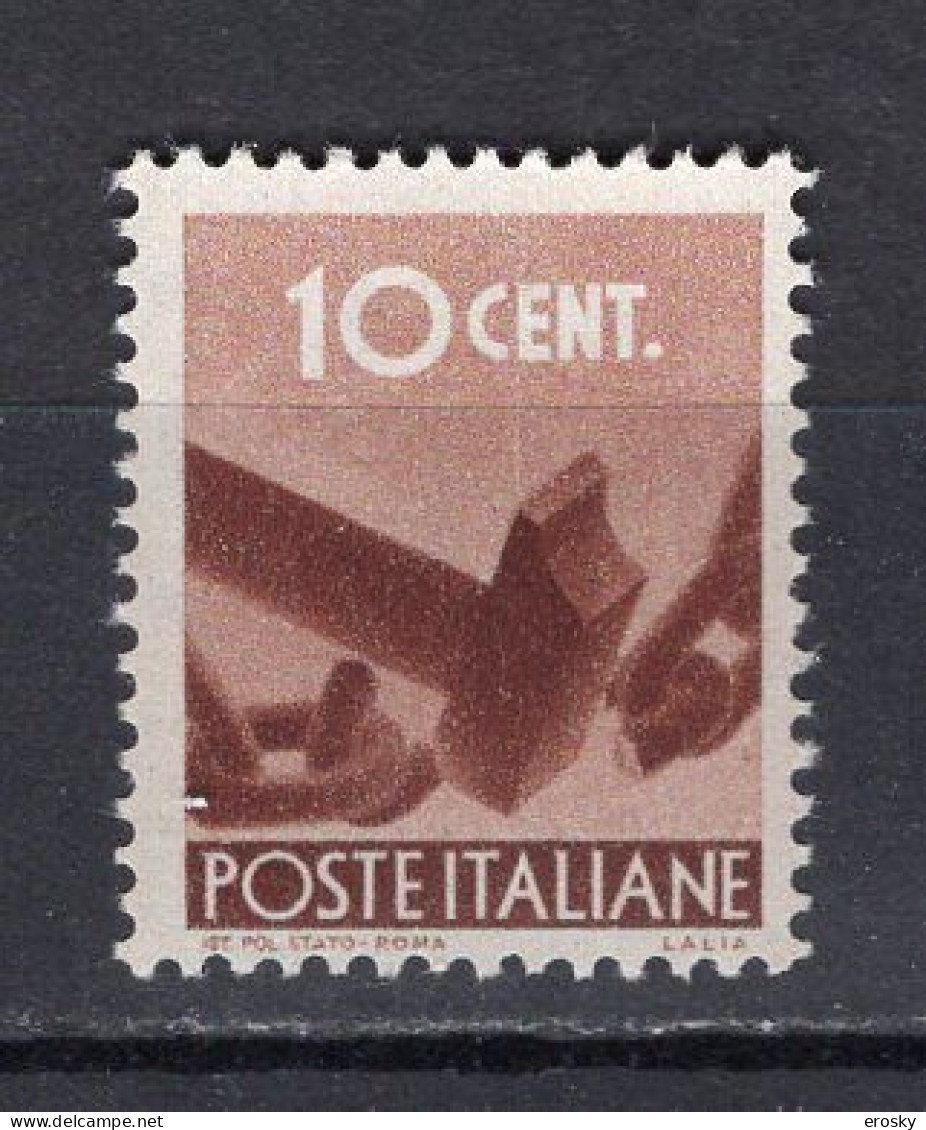 Y0001 - ITALIA Ss N°543 - ITALIE Yv N°481 ** DEMOCRATICA - 1946-60: Mint/hinged