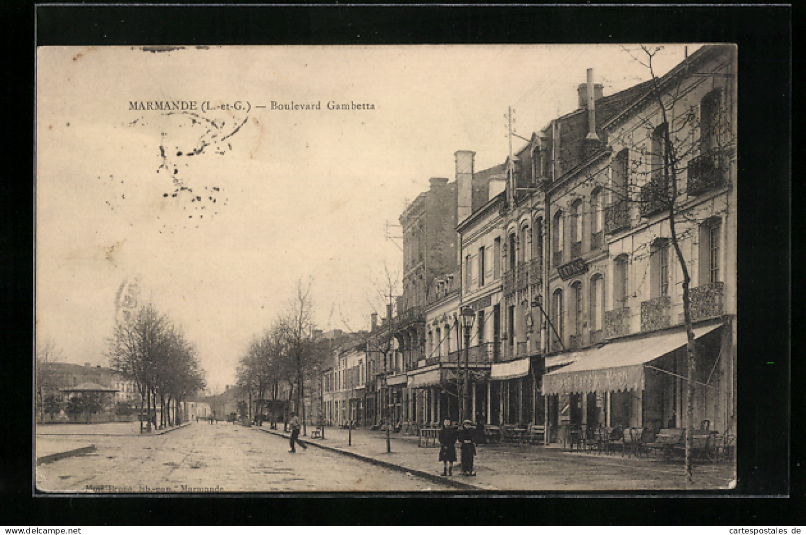 CPA Marmande, Boulevard Gambetta  - Marmande