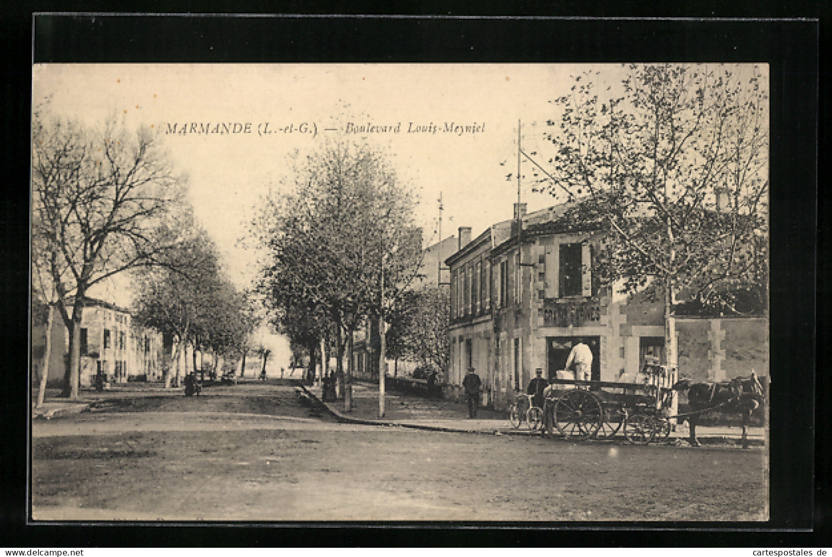 CPA Marmande, Boulevard Louis-Meyniel  - Marmande