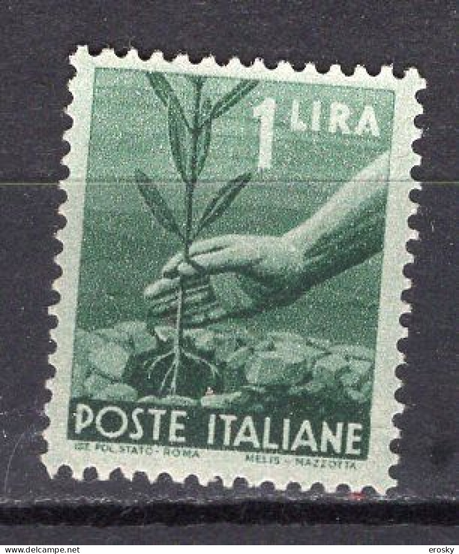 Y0008 - ITALIA Ss N°550 - ITALIE Yv N°488 * DEMOCRATICA - 1946-60: Mint/hinged