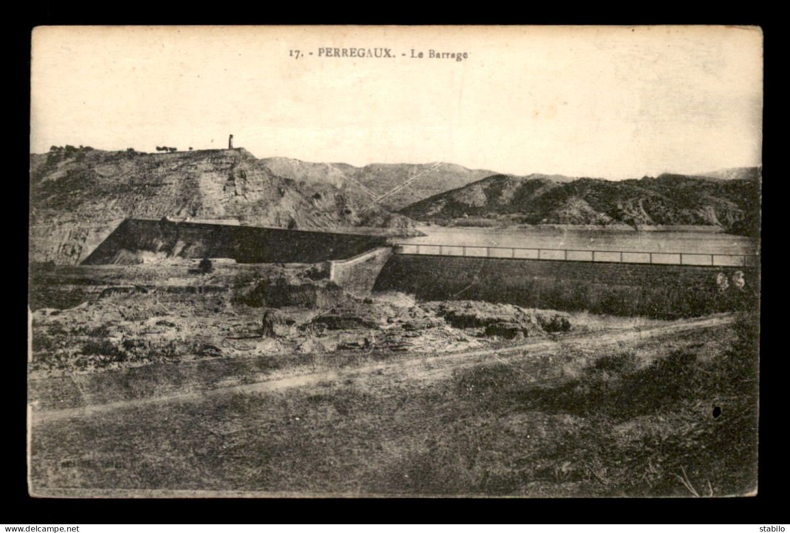 ALGERIE - PERREGAUX - LE BARRAGE - VOIR ETAT - Autres & Non Classés