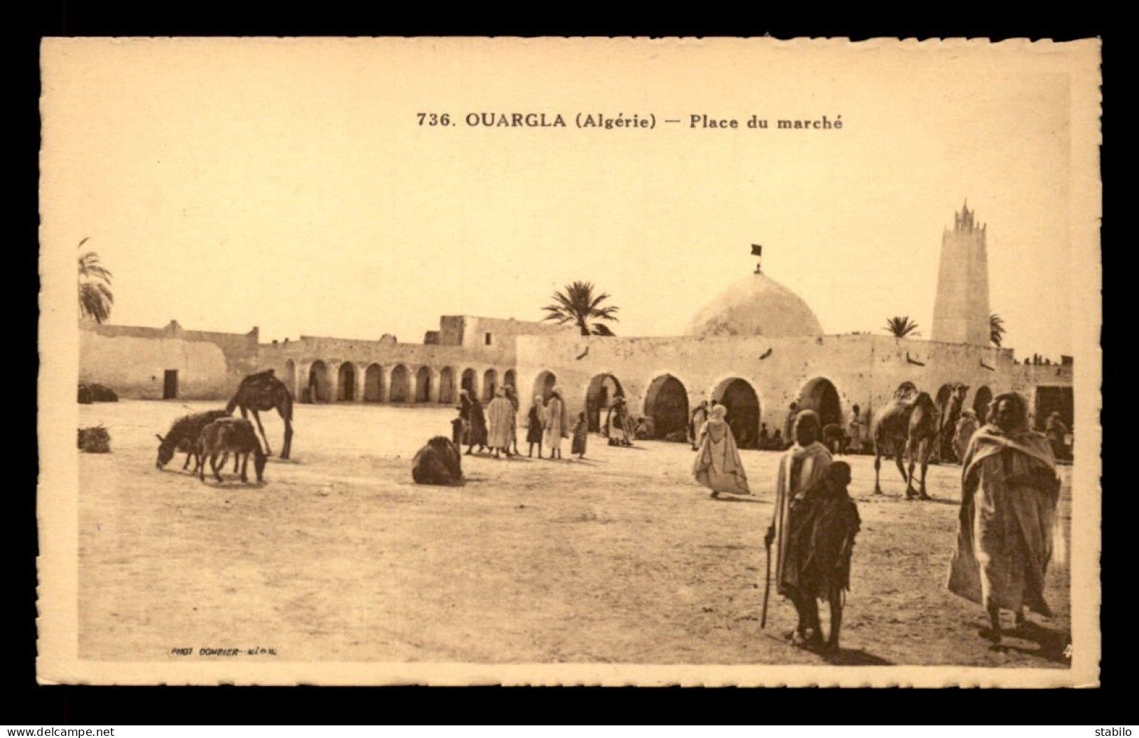 ALGERIE - SAHARA - OUARGLA - LA PLACE DU MARCHE - Ouargla