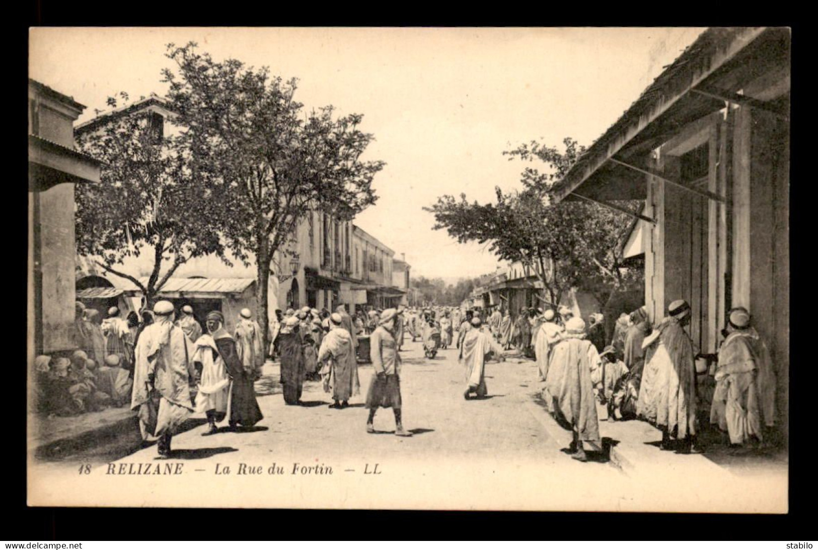 ALGERIE - RELIZANE - LA RUE DU FORTIN - Autres & Non Classés