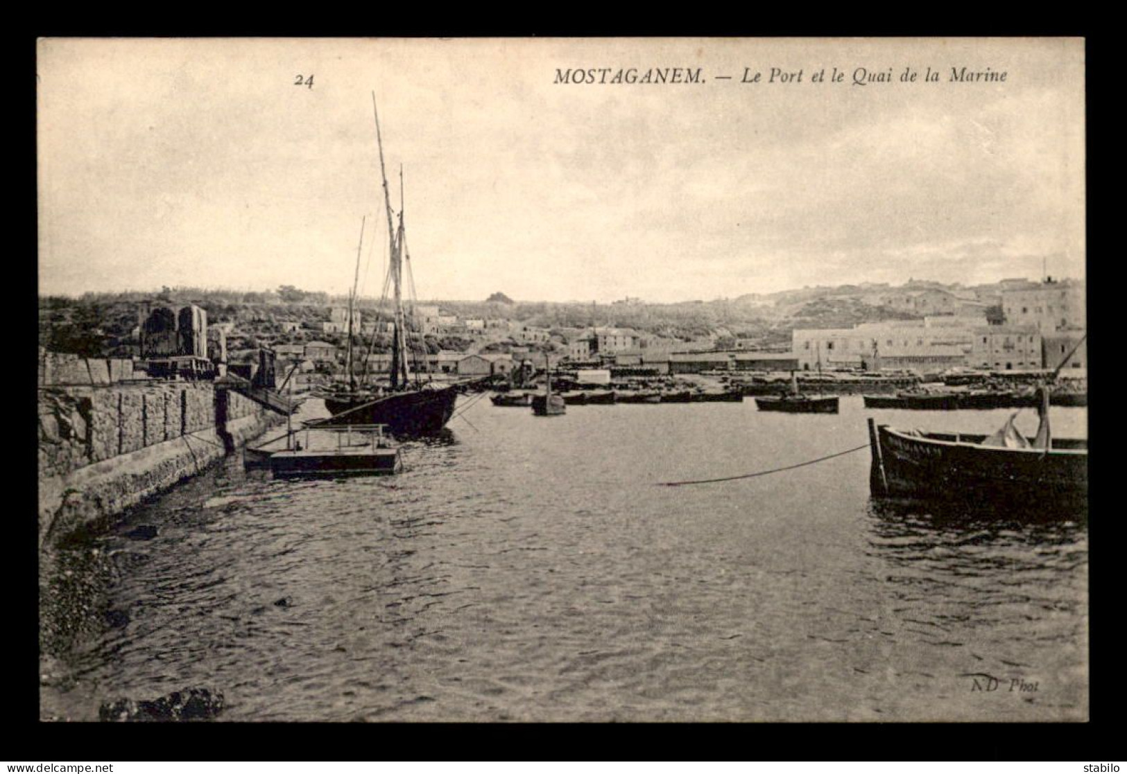 ALGERIE - MOSTAGANEM - LE PORT ET LE QUAI DE LA MARINE - Mostaganem