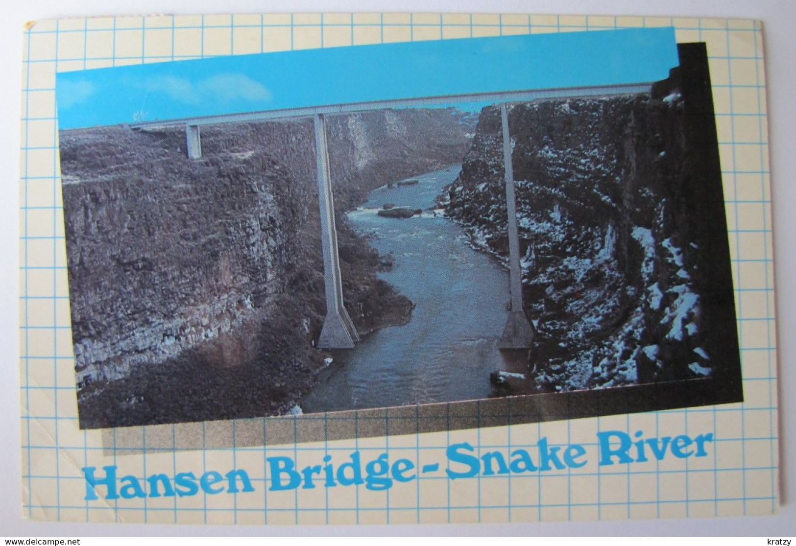 ETATS-UNIS - IDAHO - The Hansen Bridge On The Snake River - Other & Unclassified