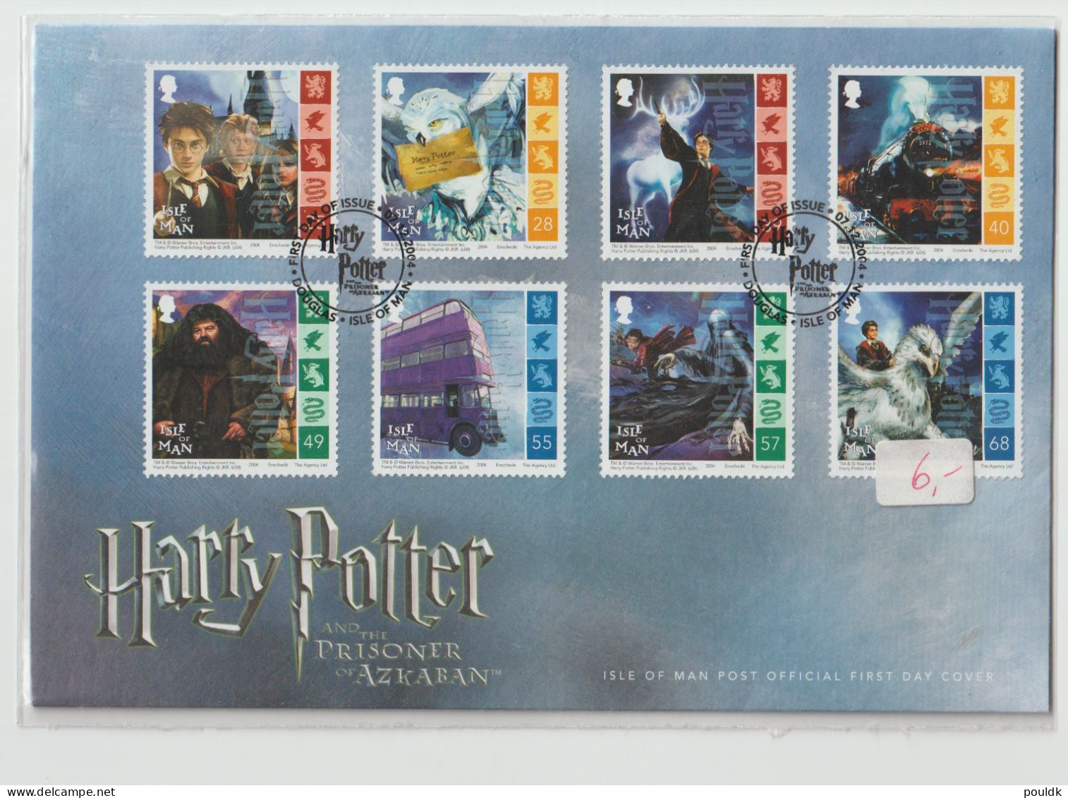Isle Of Man 2006 FDC Harry Potter. Postal Weight Approx. 0,09 Kg. Please Read Sales Conditions Under Image Of Lot (009-4 - Isle Of Man