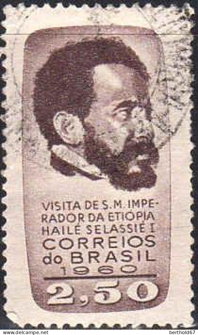 Brésil Poste Obl Yv: 700 Mi:997 Hailé Selassié I (Beau Cachet Rond) - Gebraucht